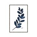 Picture of Blue Leaves VI _GroupedProduct_Rectangle_Portrait_Canvas_Framed_