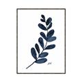 Picture of Blue Leaves VI _GroupedProduct_Rectangle_Portrait_Canvas_Framed_