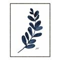 Picture of Blue Leaves VI _GroupedProduct_Rectangle_Portrait_Canvas_Framed_