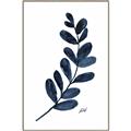 Picture of Blue Leaves VI _GroupedProduct_Rectangle_Portrait_Canvas_Framed_