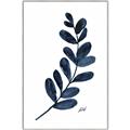 Picture of Blue Leaves VI _GroupedProduct_Rectangle_Portrait_Canvas_Framed_