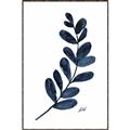 Picture of Blue Leaves VI _GroupedProduct_Rectangle_Portrait_Canvas_Framed_