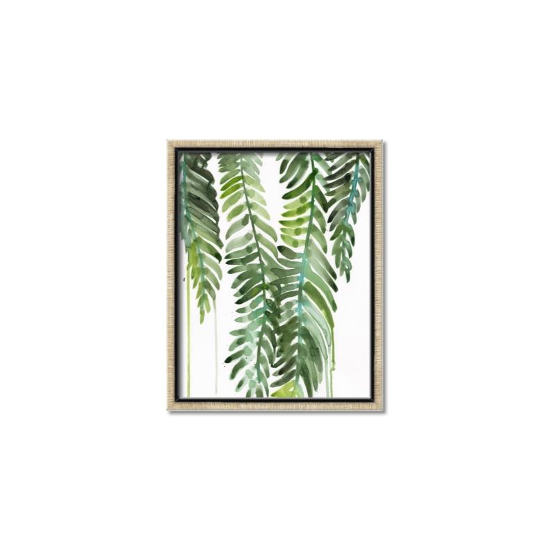 Picture of Green Dripping II _GroupedProduct_Rectangle_Portrait_Canvas_Framed_