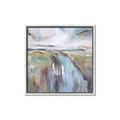 Picture of Water Golden Falls  _GroupedProduct_Square_Canvas_Framed_