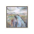 Picture of Water Golden Falls  _GroupedProduct_Square_Canvas_Framed_