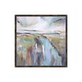 Picture of Water Golden Falls  _GroupedProduct_Square_Canvas_Framed_