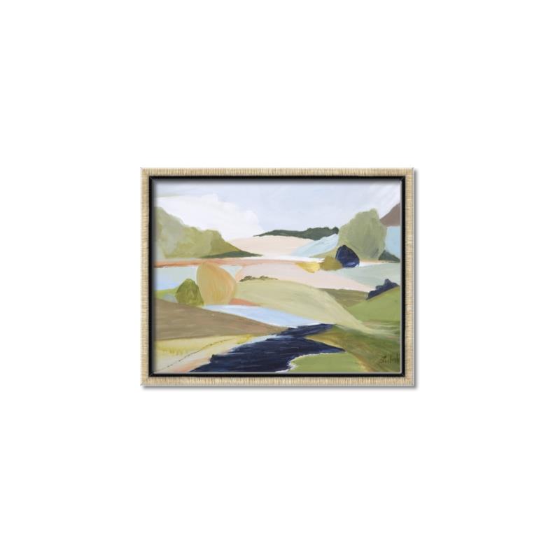 Picture of Green Landscape  _GroupedProduct_Rectangle_Landscape_Canvas_Framed_
