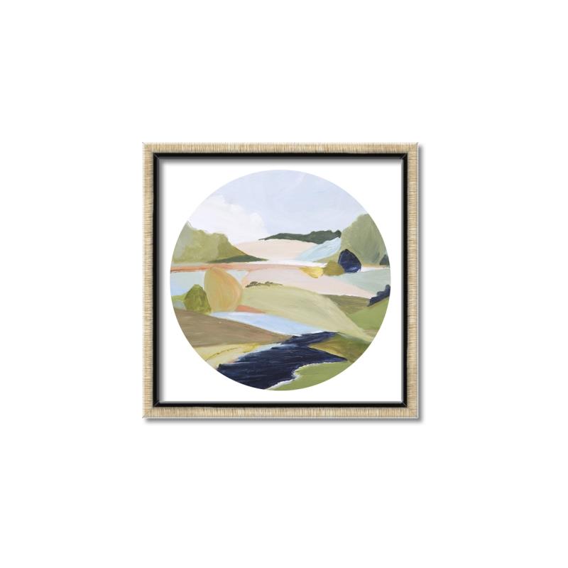 Picture of Green Landscape I _GroupedProduct_Square_Canvas_Framed_