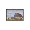 Picture of Wooden Fence _GroupedProduct_Rectangle_Landscape_Canvas_Framed_