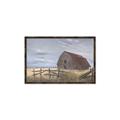 Picture of Wooden Fence _GroupedProduct_Rectangle_Landscape_Canvas_Framed_