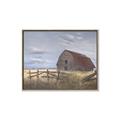 Picture of Wooden Fence _GroupedProduct_Rectangle_Landscape_Canvas_Framed_