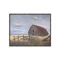 Picture of Wooden Fence _GroupedProduct_Rectangle_Landscape_Canvas_Framed_