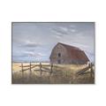Picture of Wooden Fence _GroupedProduct_Rectangle_Landscape_Canvas_Framed_