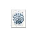 Picture of Blue Seashell _GroupedProduct_Rectangle_Portrait_Canvas_Framed_
