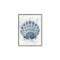 Picture of Blue Seashell _GroupedProduct_Rectangle_Portrait_Canvas_Framed_