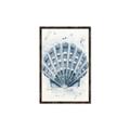Picture of Blue Seashell _GroupedProduct_Rectangle_Portrait_Canvas_Framed_
