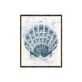 Picture of Blue Seashell _GroupedProduct_Rectangle_Portrait_Canvas_Framed_