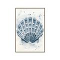 Picture of Blue Seashell _GroupedProduct_Rectangle_Portrait_Canvas_Framed_