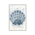 Picture of Blue Seashell _GroupedProduct_Rectangle_Portrait_Canvas_Framed_