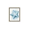Picture of Teal Starfish _GroupedProduct_Rectangle_Portrait_Canvas_Framed_