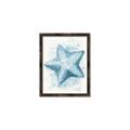 Picture of Teal Starfish _GroupedProduct_Rectangle_Portrait_Canvas_Framed_