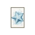 Picture of Teal Starfish _GroupedProduct_Rectangle_Portrait_Canvas_Framed_