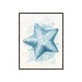 Picture of Teal Starfish _GroupedProduct_Rectangle_Portrait_Canvas_Framed_