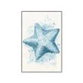Picture of Teal Starfish _GroupedProduct_Rectangle_Portrait_Canvas_Framed_