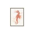Picture of Coral Seahorse _GroupedProduct_Rectangle_Portrait_Canvas_Framed_