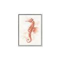 Picture of Coral Seahorse _GroupedProduct_Rectangle_Portrait_Canvas_Framed_