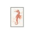 Picture of Coral Seahorse _GroupedProduct_Rectangle_Portrait_Canvas_Framed_