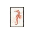 Picture of Coral Seahorse _GroupedProduct_Rectangle_Portrait_Canvas_Framed_