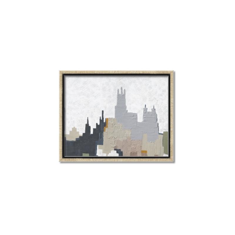 Picture of Gray Building _GroupedProduct_Rectangle_Landscape_Canvas_Framed_