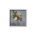 Picture of Drinking Glass With Flower _GroupedProduct_Square_Canvas_Framed_