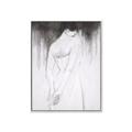 Picture of Shy Girl _GroupedProduct_Rectangle_Portrait_Canvas_Framed_