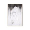 Picture of Shy Girl _GroupedProduct_Rectangle_Portrait_Canvas_Framed_