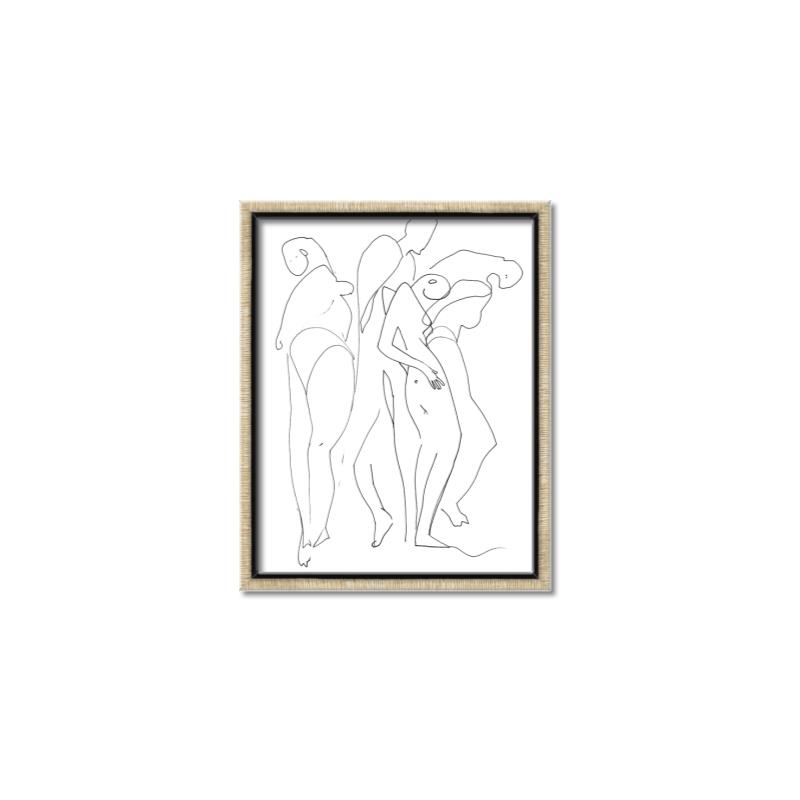 Picture of Body Art I _GroupedProduct_Rectangle_Portrait_Canvas_Framed_
