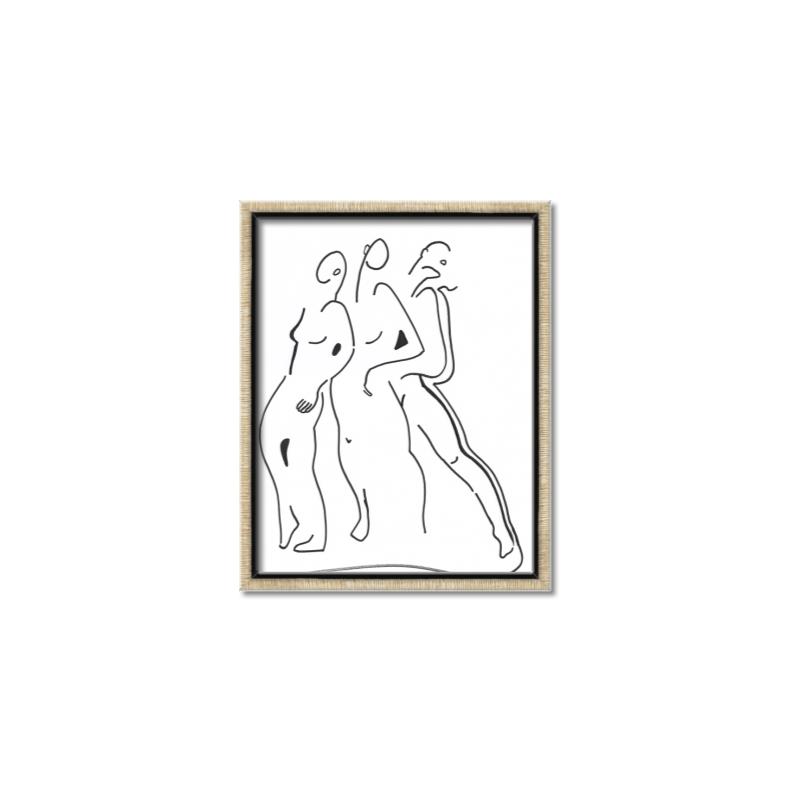 Picture of Body Art III _GroupedProduct_Rectangle_Portrait_Canvas_Framed_