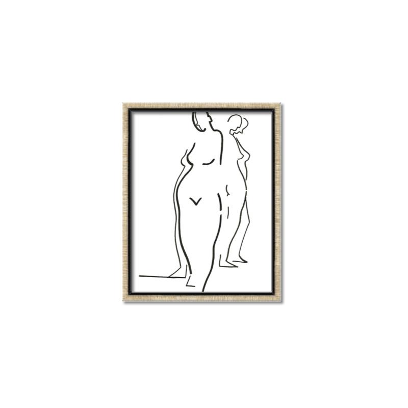 Picture of Body Art IV _GroupedProduct_Rectangle_Portrait_Canvas_Framed_