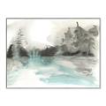 Picture of Icy Creek II _GroupedProduct_Rectangle_Landscape_Canvas_Framed_