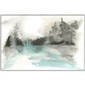 Picture of Icy Creek II _GroupedProduct_Rectangle_Landscape_Canvas_Framed_