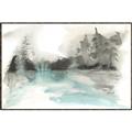 Picture of Icy Creek II _GroupedProduct_Rectangle_Landscape_Canvas_Framed_
