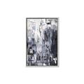 Picture of Abstract With Silver Foil _GroupedProduct_Rectangle_Portrait_Canvas_Framed_