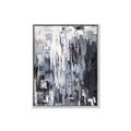 Picture of Abstract With Silver Foil _GroupedProduct_Rectangle_Portrait_Canvas_Framed_