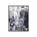 Picture of Abstract With Silver Foil _GroupedProduct_Rectangle_Portrait_Canvas_Framed_