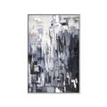 Picture of Abstract With Silver Foil _GroupedProduct_Rectangle_Portrait_Canvas_Framed_
