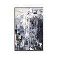 Picture of Abstract With Silver Foil _GroupedProduct_Rectangle_Portrait_Canvas_Framed_