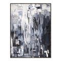 Picture of Abstract With Silver Foil _GroupedProduct_Rectangle_Portrait_Canvas_Framed_
