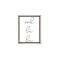 Picture of Ooh La La I _GroupedProduct_Rectangle_Portrait_Canvas_Framed_