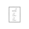 Picture of Ooh La La I _GroupedProduct_Rectangle_Portrait_Canvas_Framed_